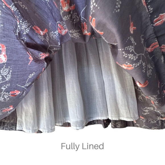 MATA TRADERS COTTON FIT & FLARE GIRAFFE PRINT CAP SLEEVE DRESS LINED | XS - Picture 7 of 10